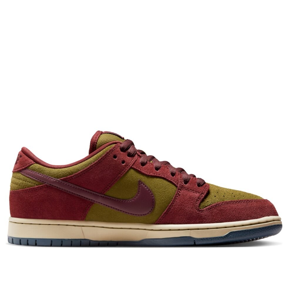 Nike SB Dunk Low 'Dark Team Red Olive Flak' HQ1625-600 - Image 6