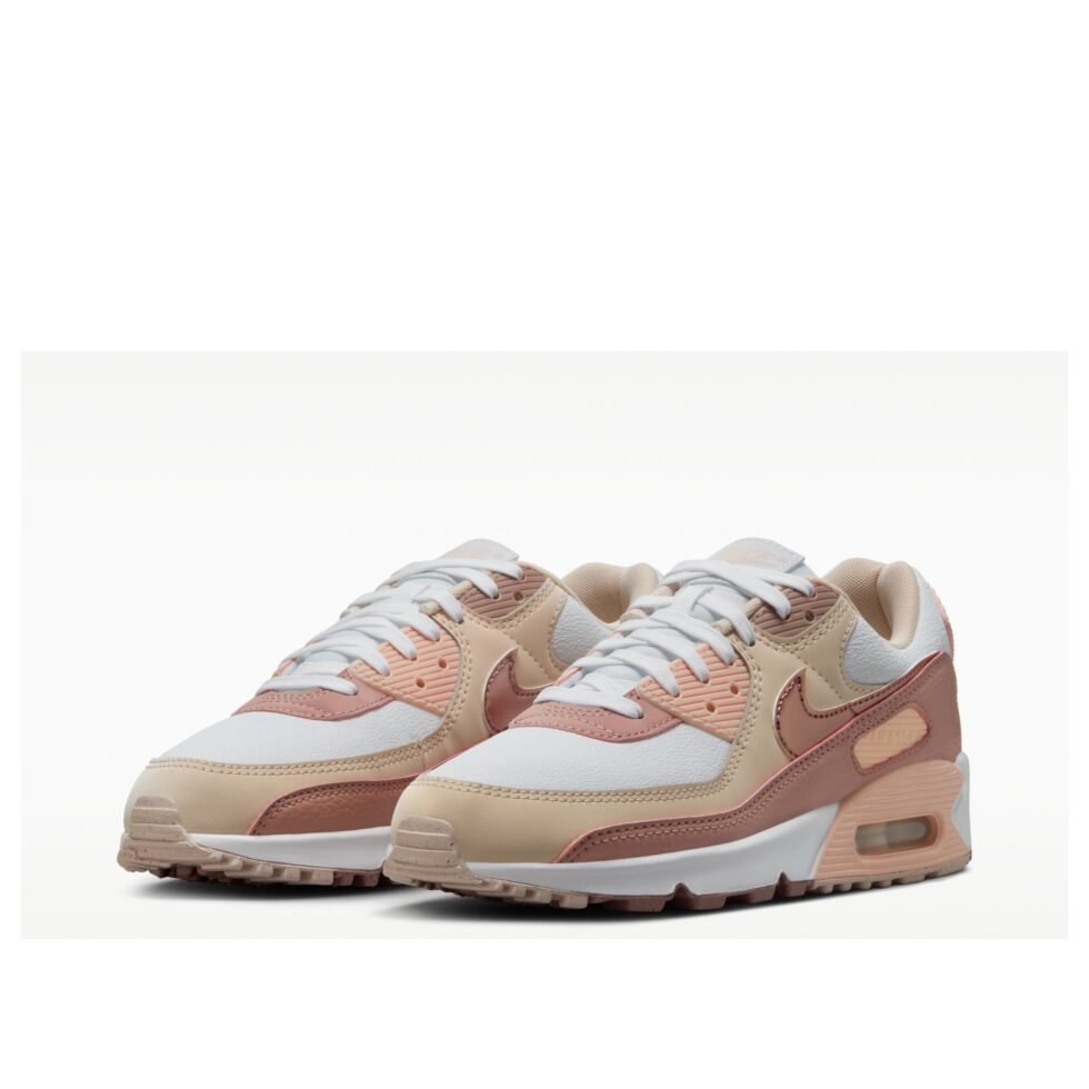 (WMNS) Nike Air Max 90 Next Nature Premium 'Washed Coral Particle Pink' HQ1783-100 - Image 4