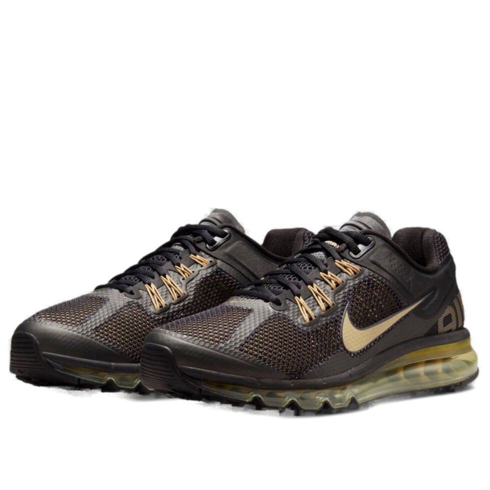 Nike Air Max 2013 'Black Metallic Gold' HQ1927-001 - Image 3