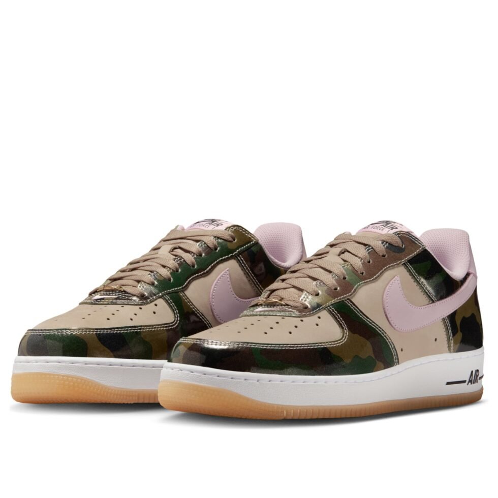 Nike Air Force 1 Low 'Patent Camo Pink' HQ1967-200 - Image 4