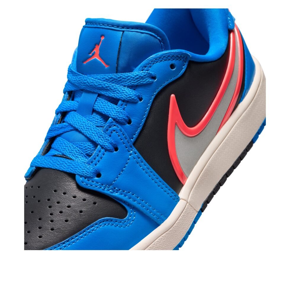 (GS) Air Jordan 1 Low RM 'Photo Blue Silver Hot Lava'  HQ2024-400 - Image 5