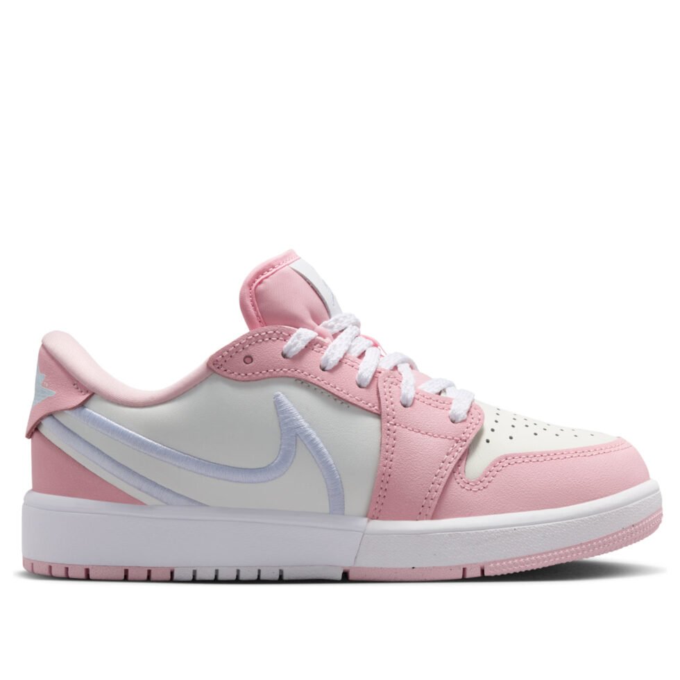 (GS) Air Jordan 1 Low RM 'Soft Pink Half Blue' HQ2024-602 - Image 6
