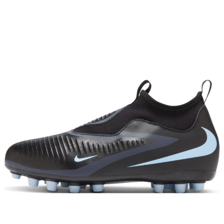 (GS) Nike Phantom 6 High Academy AG 'Black Ice Blue' HQ2034-003