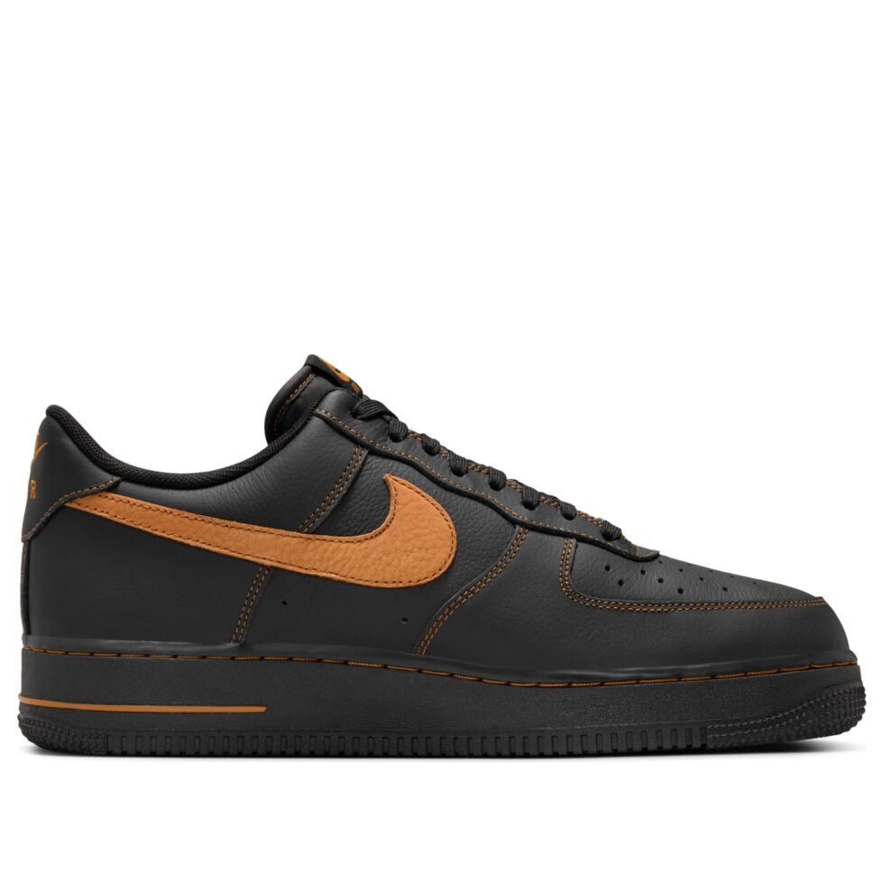 Nike Air Force 1 Low 'Black Tan' HQ2037-003 - Image 6
