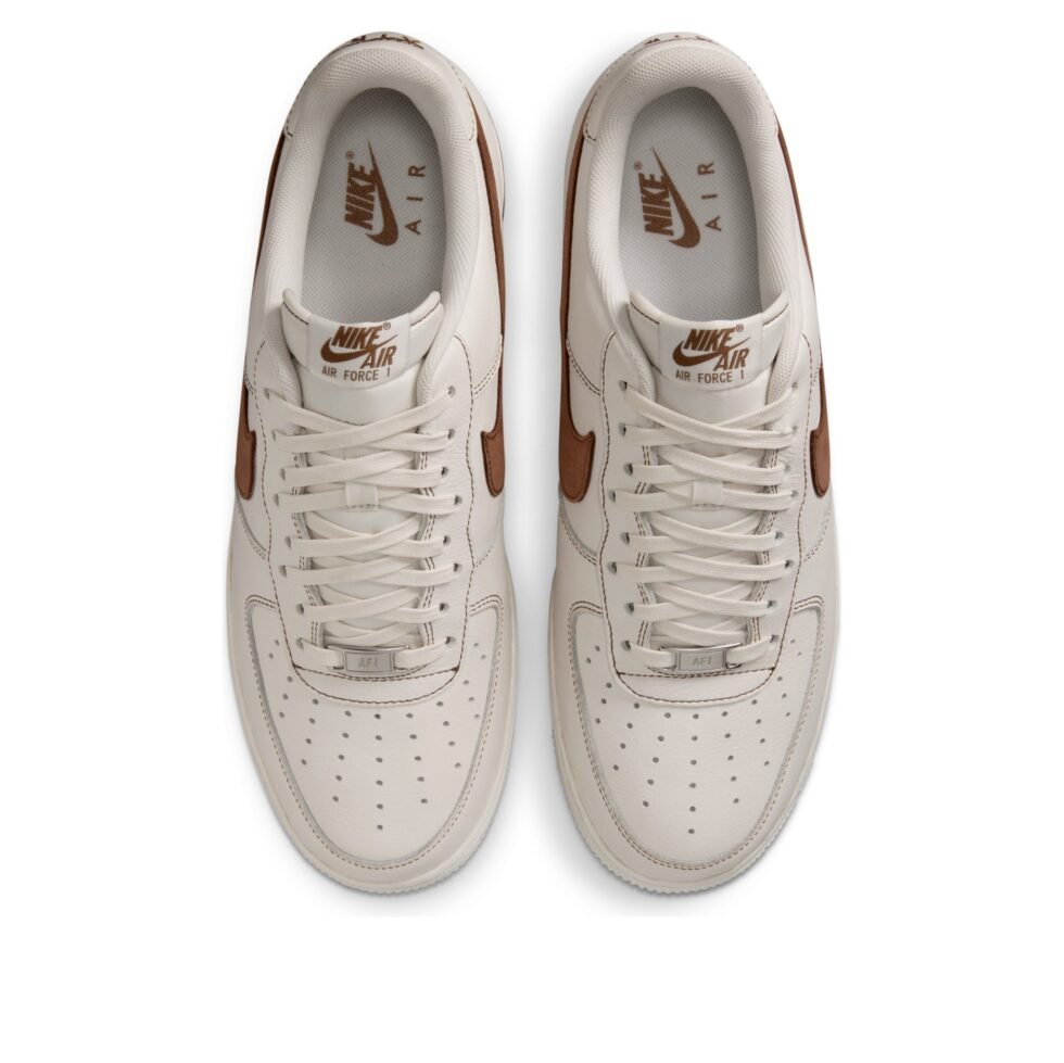 Nike Air Force 1 '07 LV8 'Ivory Saddle Brown' HQ2037-101 - Image 2