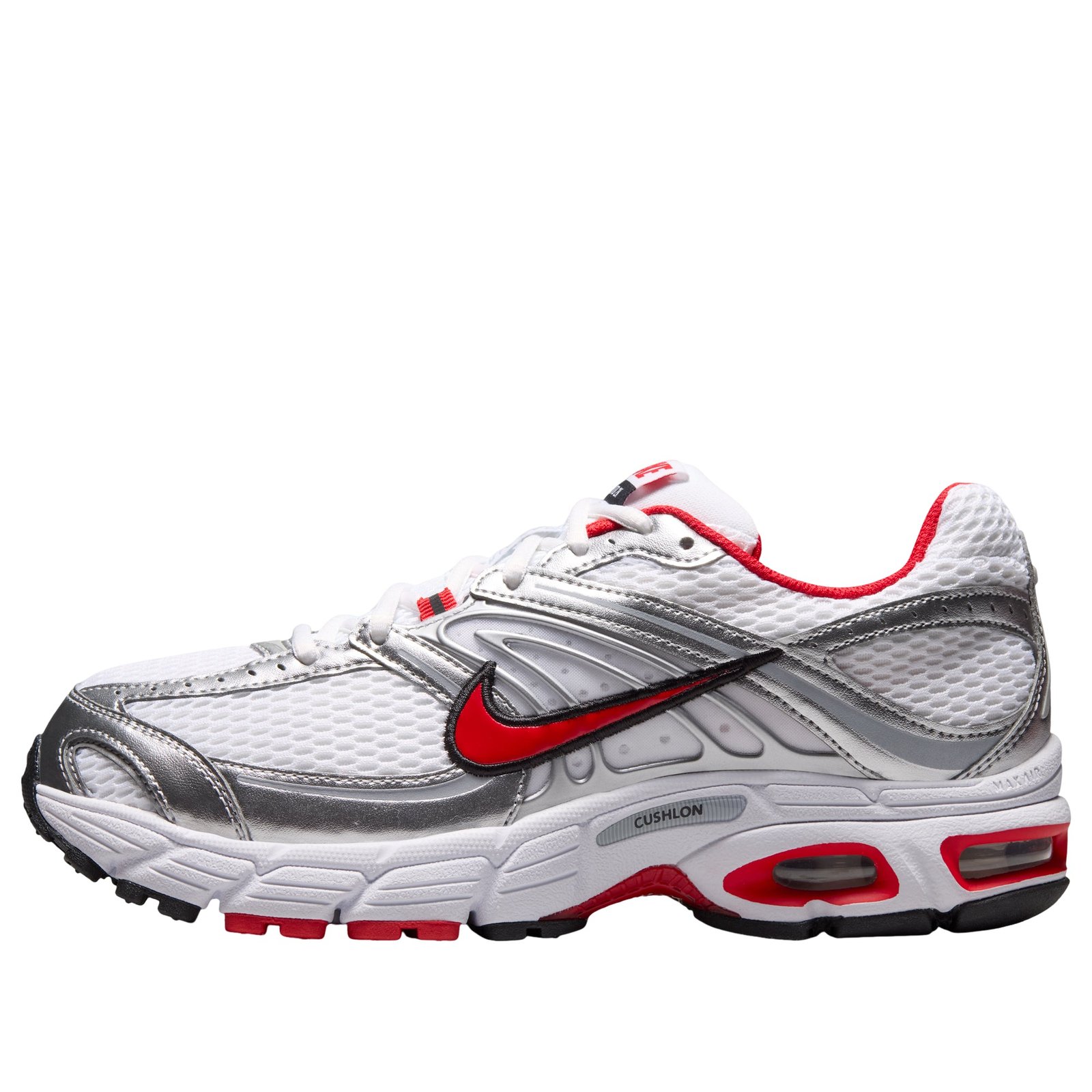 (WMNS) Nike Air Max Moto 2K 'White Metallic Silver University Red' HQ2056-112
