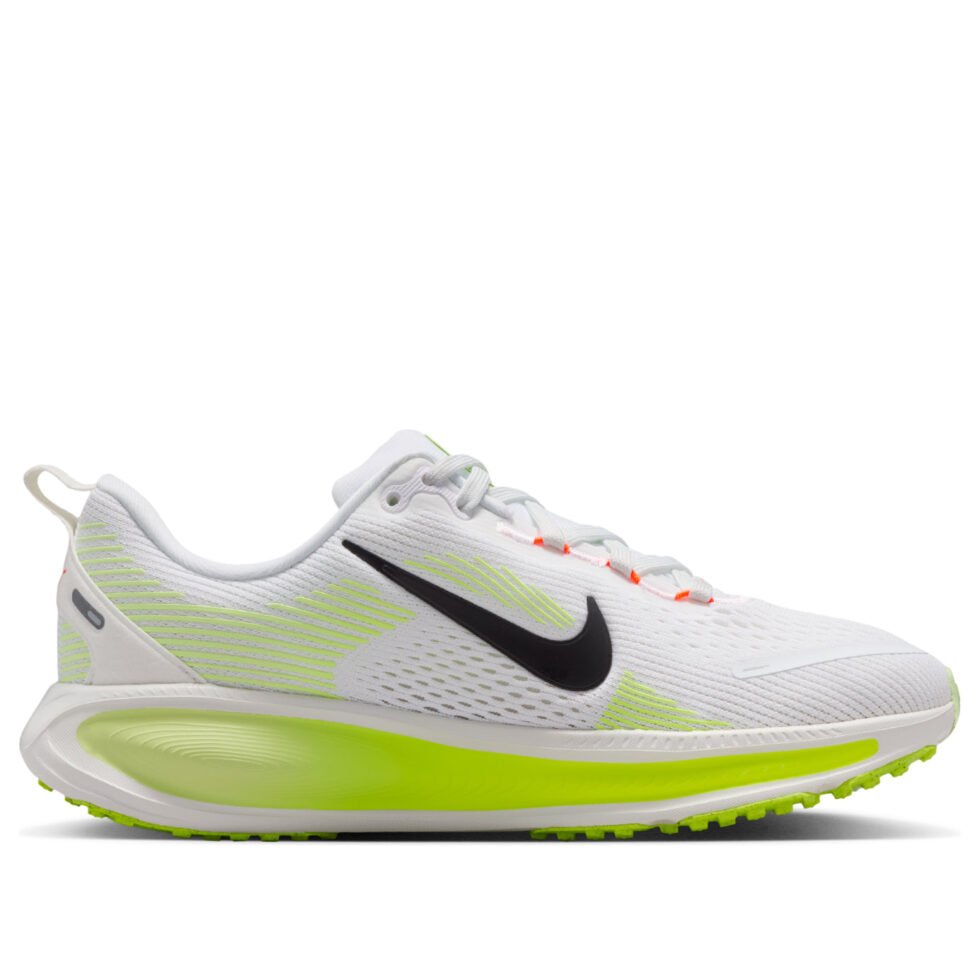 (GS) Nike Air Zoom Vomero 18 'White Fluorescent Yellow' HQ2157-110 - Image 6