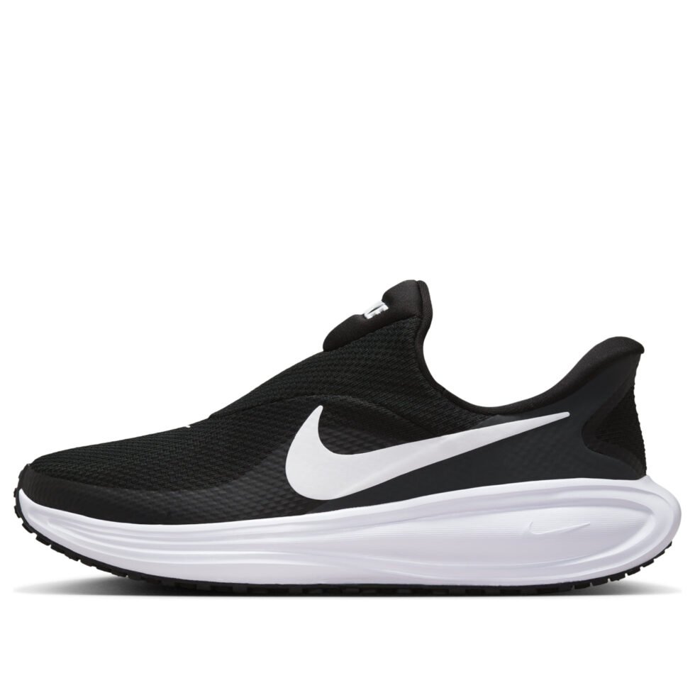 (WMNS) Nike Revolution 8 Easyon 'Black White Wolf Grey'  HQ2415-001