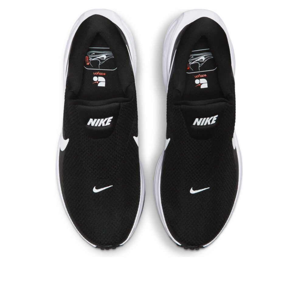 (WMNS) Nike Revolution 8 Easyon 'Black White Wolf Grey'  HQ2415-001 - Image 2