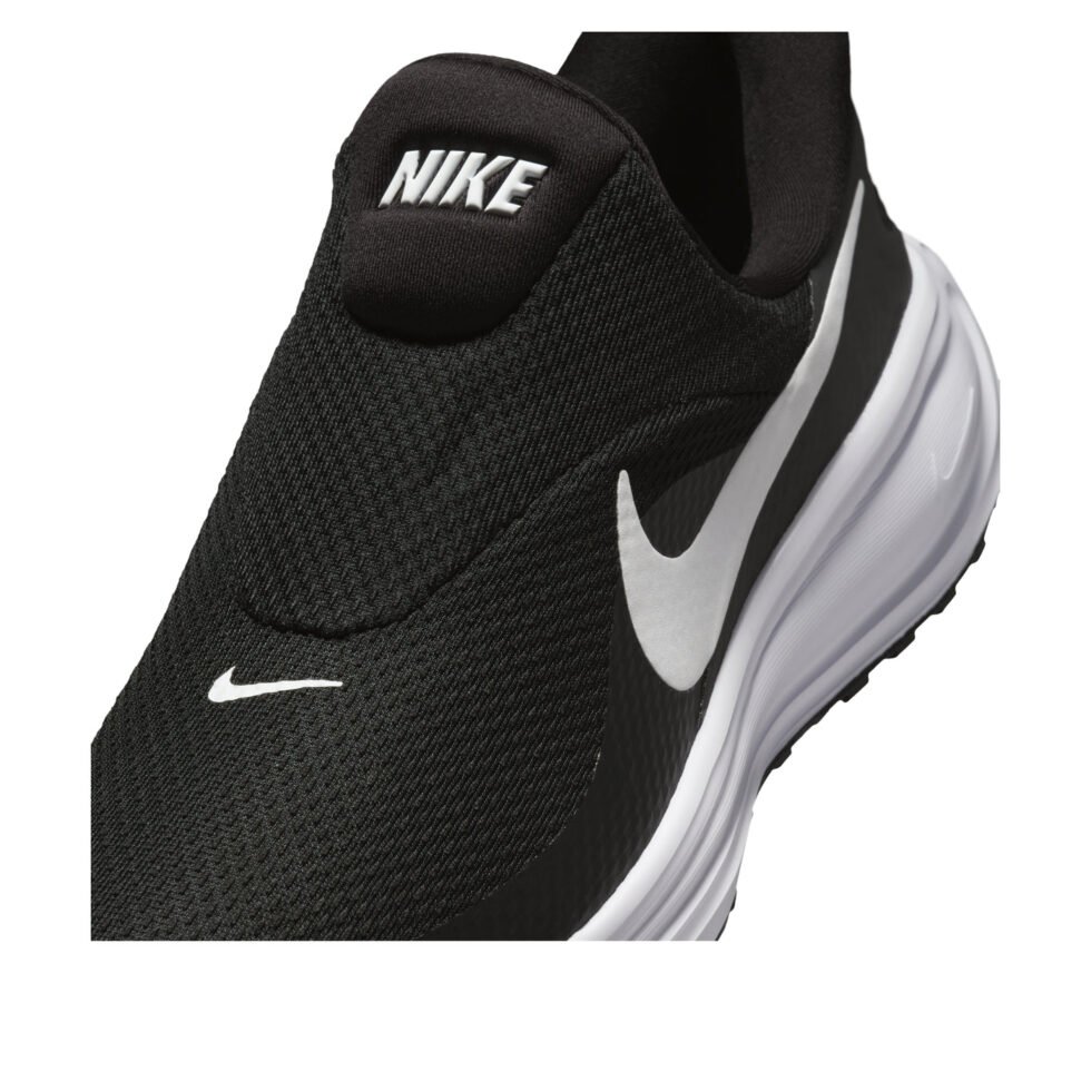 (WMNS) Nike Revolution 8 Easyon 'Black White Wolf Grey'  HQ2415-001 - Image 5