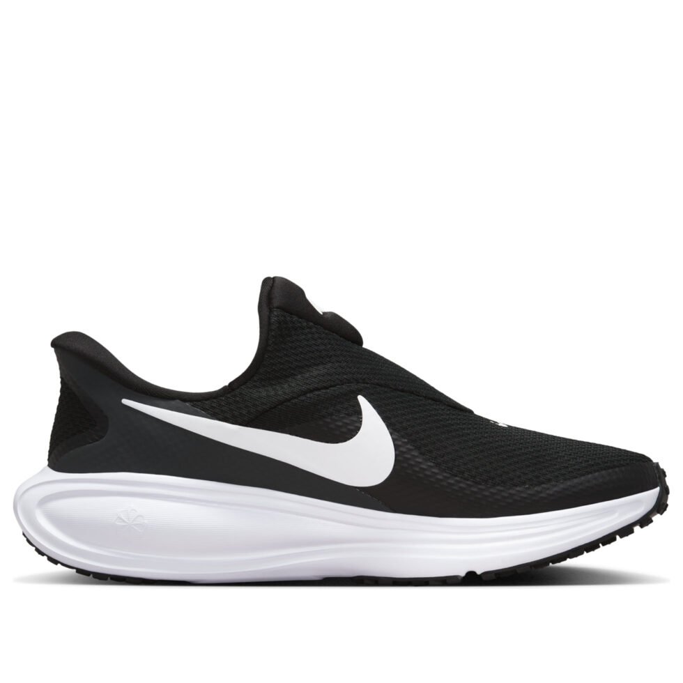 (WMNS) Nike Revolution 8 Easyon 'Black White Wolf Grey'  HQ2415-001 - Image 6