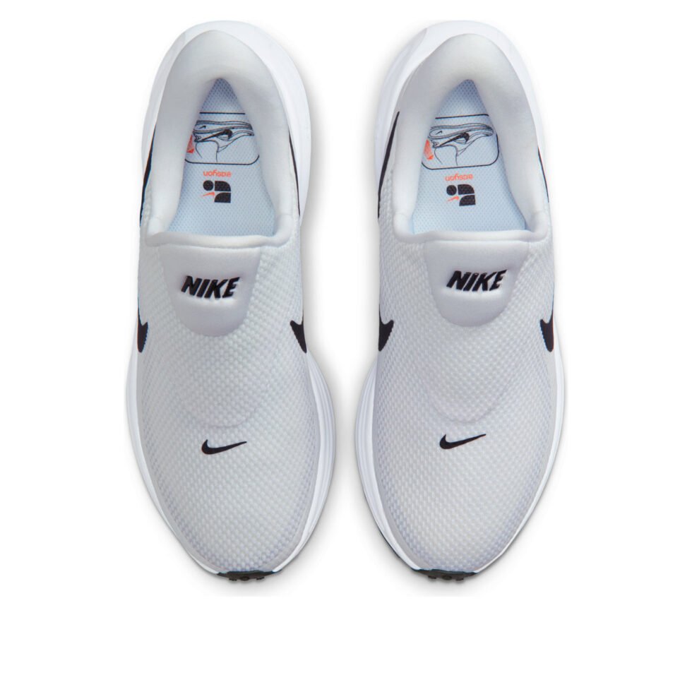 (WMNS) Nike Revolution 8 Easyon 'White Black Wolf Grey'  HQ2415-100 - Image 2