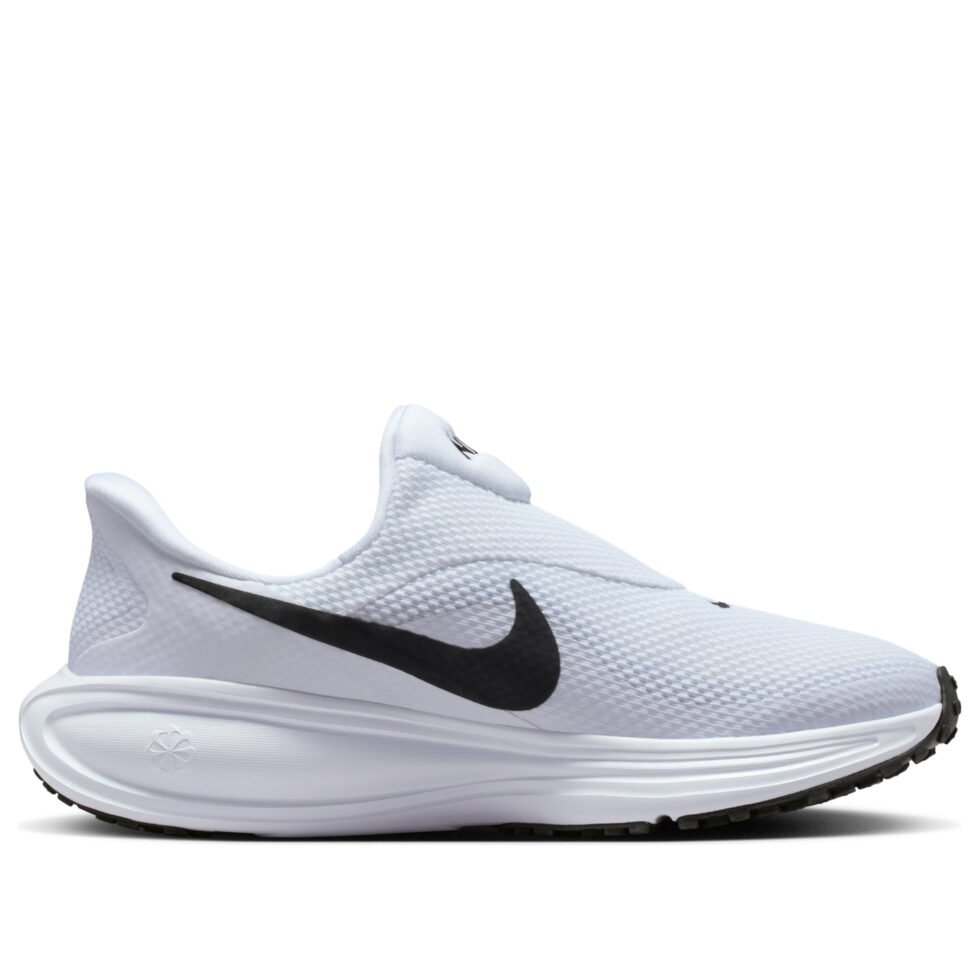 (WMNS) Nike Revolution 8 Easyon 'White Black Wolf Grey'  HQ2415-100 - Image 6