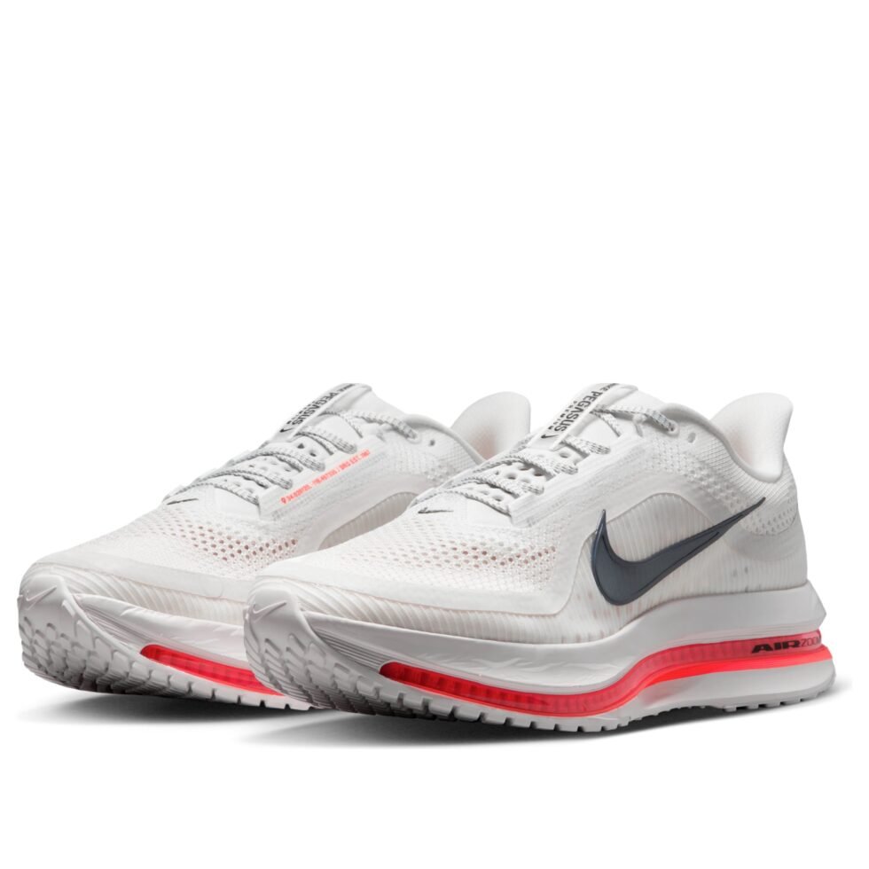 Nike Air Zoom Pegasus Premium 'Summit White Bright Crimson' HQ2592-101 - Image 4