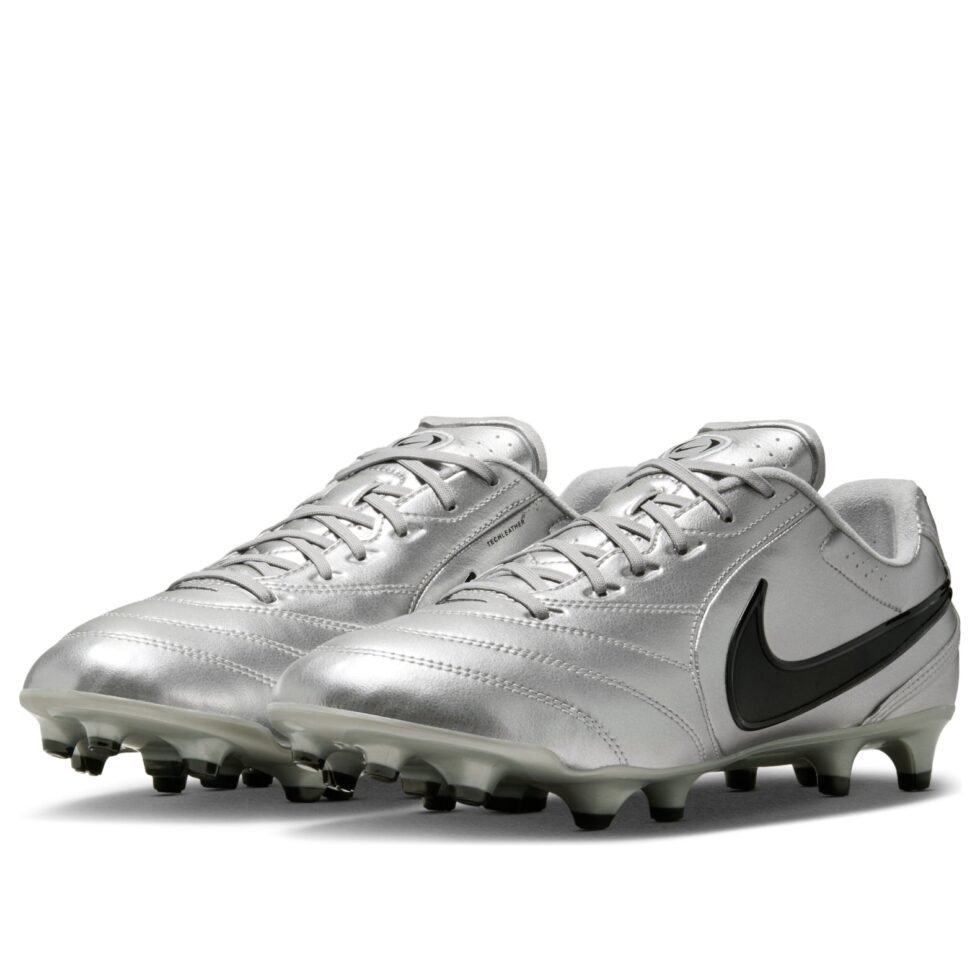 Nike Tiempo Ligera Pro FG 'Metallic Silver Black' HQ3158-001 - Image 5