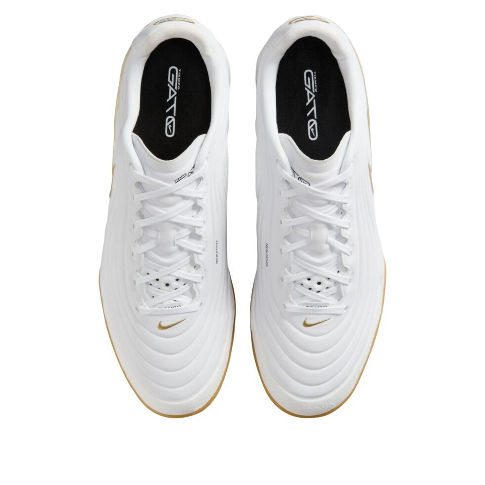 Nike Tiempo React Gato 'White Metallic Gold' HQ3159-170 - Image 3