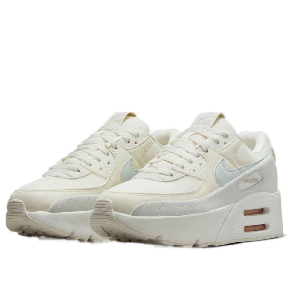 (WMNS) Nike Air Max 90 LV8 SE 'Pale Ivory Grey' HQ3494-110 - Image 3