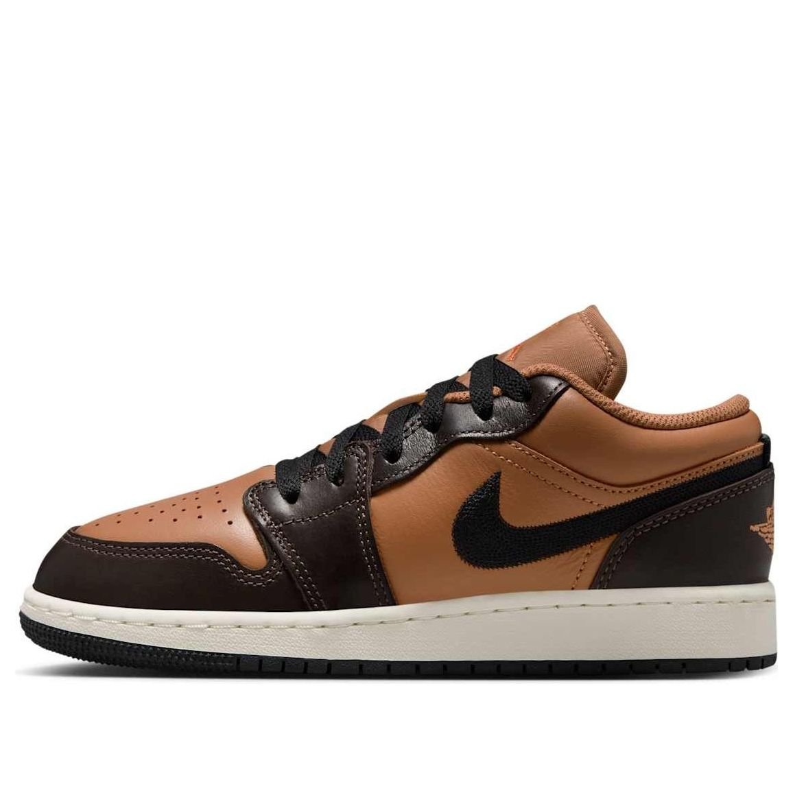 (GS) Air Jordan 1 Low SE 'Flax Baroque Brown' HQ3604-201