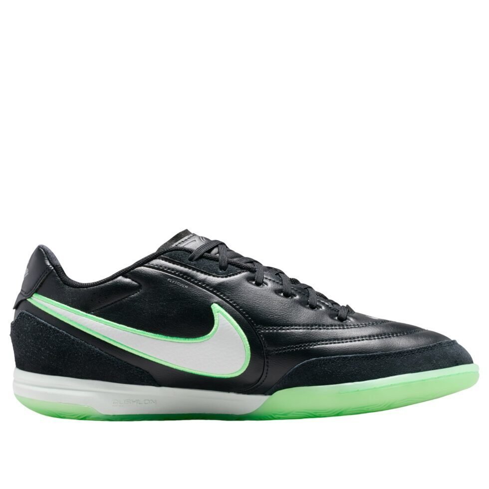 Nike Tiempo Street Gato Indoor Court 'Black Illusion Green' HQ7017-001 - Image 6