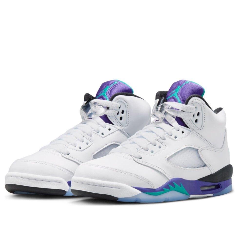 (GS) Air Jordan 5 Retro 'Grape' 2025 HQ7980-100 - Image 4