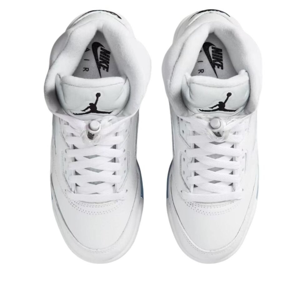 (GS) Air Jordan 5 Retro 'White Metallic' HQ7980-103 - Image 4