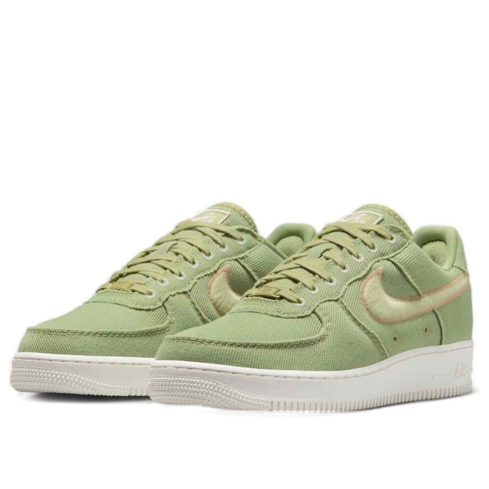 Nike Air Force 1 Low Canvas 'Dusty Olive' HV1204-300 - Image 3