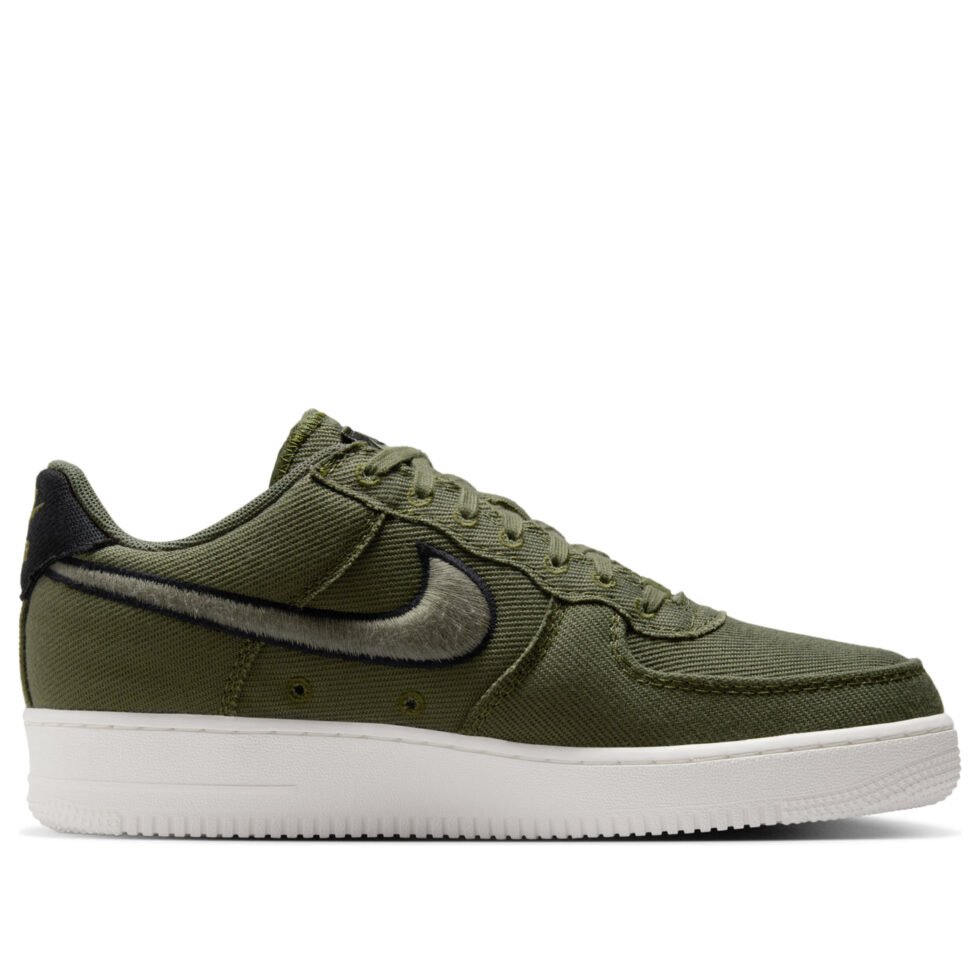Nike Air Force 1 Low Canvas 'Army Olive' HV1204-301 - Image 6