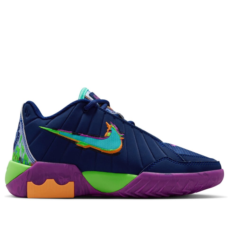 (GS) Nike LeBron Witness 9 'Blue Void Vivid Purple' HV2269-400 - Image 6