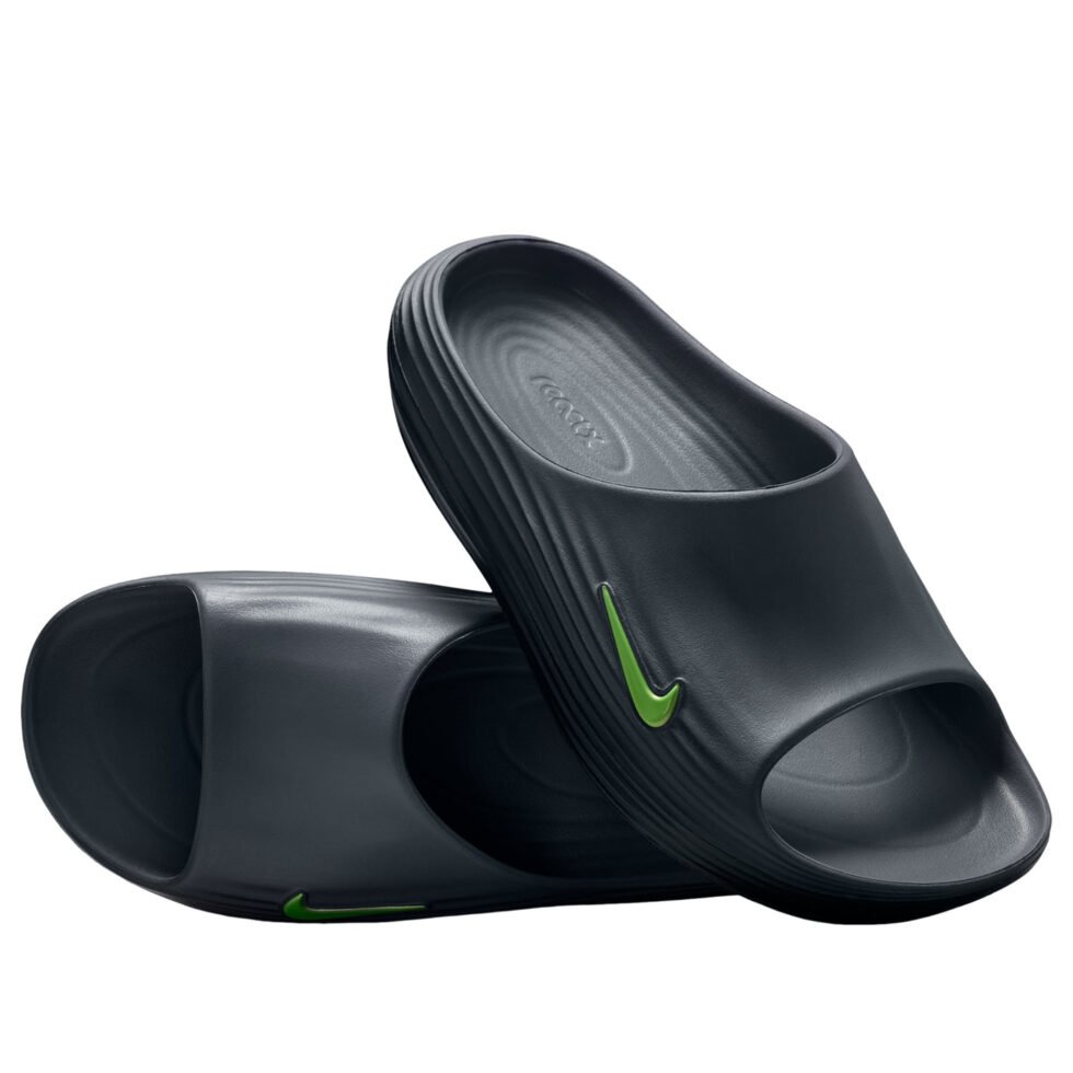 Nike ReactX Rejuven8 Slides 'Dark Grey Volt' HV4479-004 - Image 2