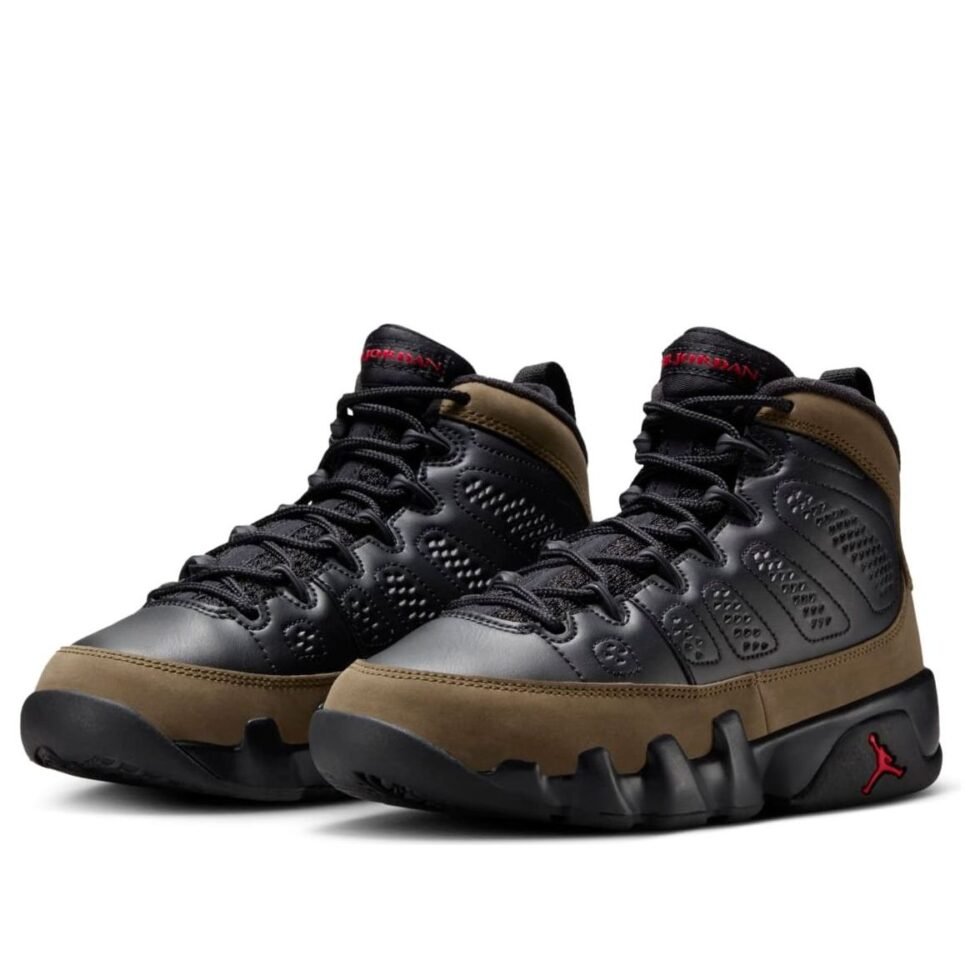 (GS) Air Jordan 9 Retro 'Olive' HV4574-030 - Image 3