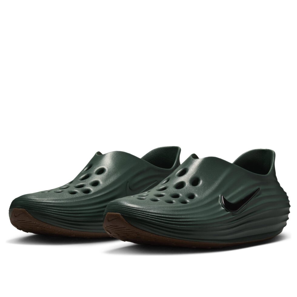 Nike ReactX Rejuven8 Sandals 'Fir Black Gum' HV5060-304 - Image 2