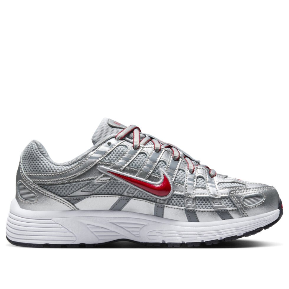 (GS) Nike P-6000 'Metalic Silver Cool Red' HV5064-002 - Image 6