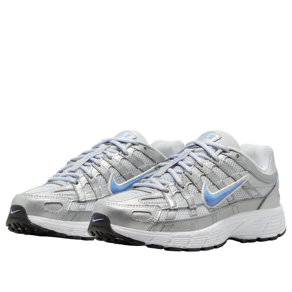 (GS) Nike P-6000 'Metallic Silver University Blue' HV5064-007 - Image 4