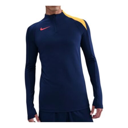Nike Strike Dri-Fit Long-Sleeve Football Top 'Blue Void Laser Orange' HV6403-492