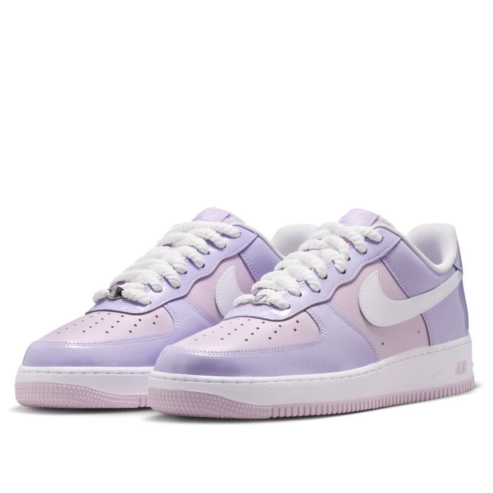Nike Air Force 1 '07 LV8 'Hydrangeas White Doll' HV9405-500 - Image 4