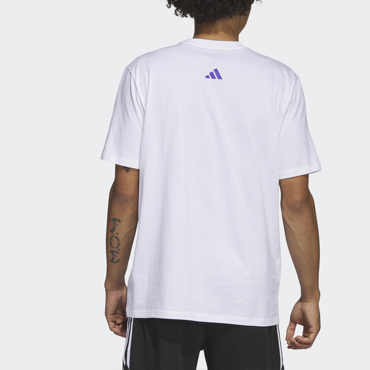 adidas Kobe Crazy 1 T-Shirts 'White' IA3264 - Image 3