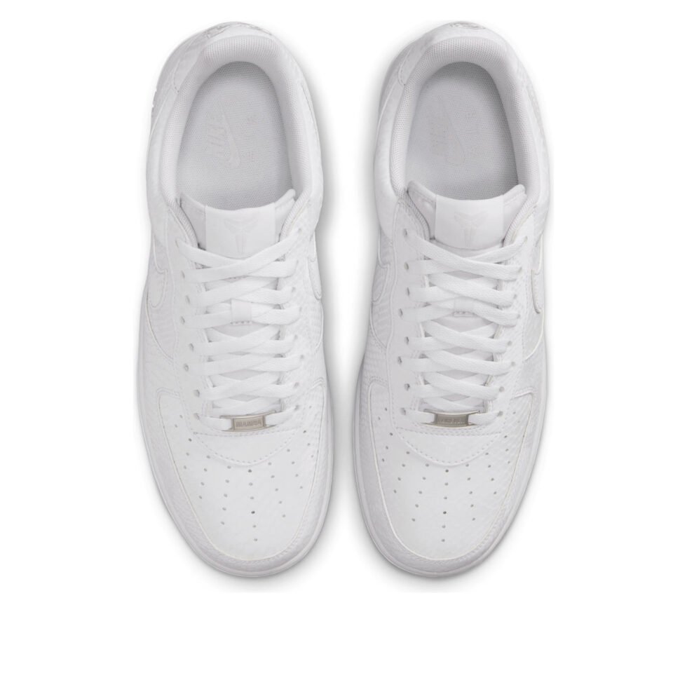 Nike x Kobe Bryant Air Force 1 Low 'Forever White' IB0018-100 - Image 2