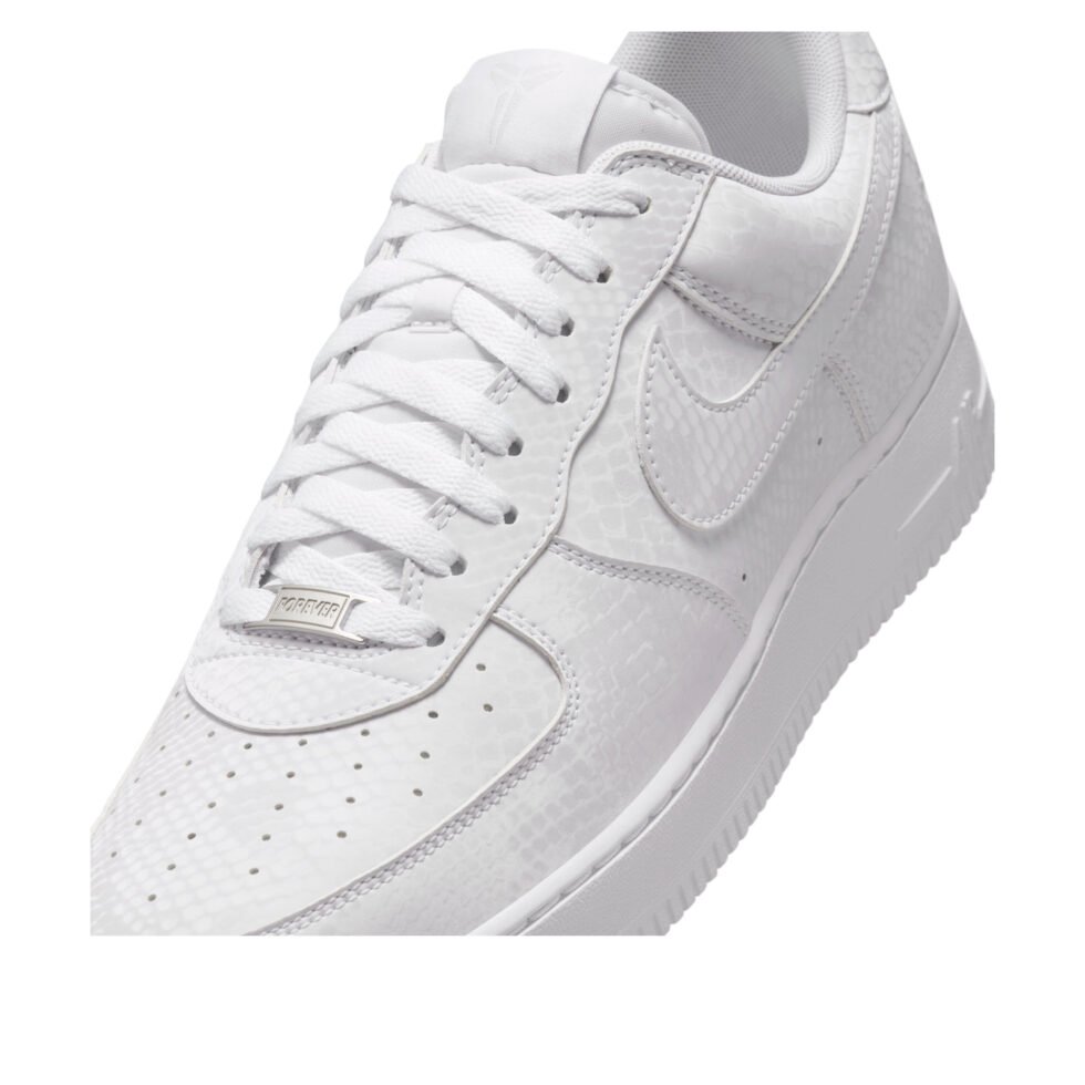 Nike x Kobe Bryant Air Force 1 Low 'Forever White' IB0018-100 - Image 5