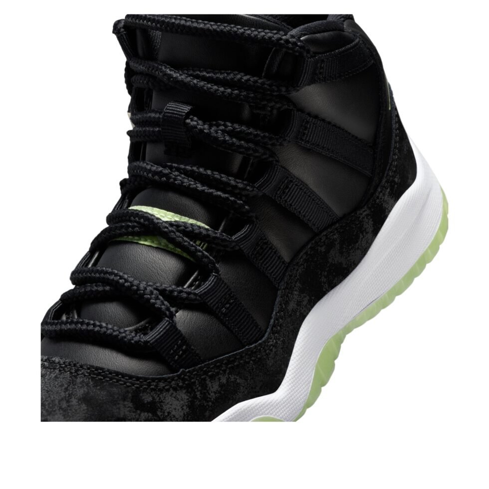 (PS) Air Jordan 11 Retro 'Black Barely Volt' IB1379-001 - Image 5
