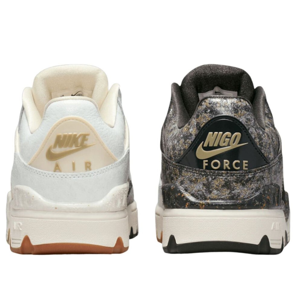 Nike x Nigo Air Force 3 Low Asia 'Phantom Night Stadium' IB1801-001 - Image 4