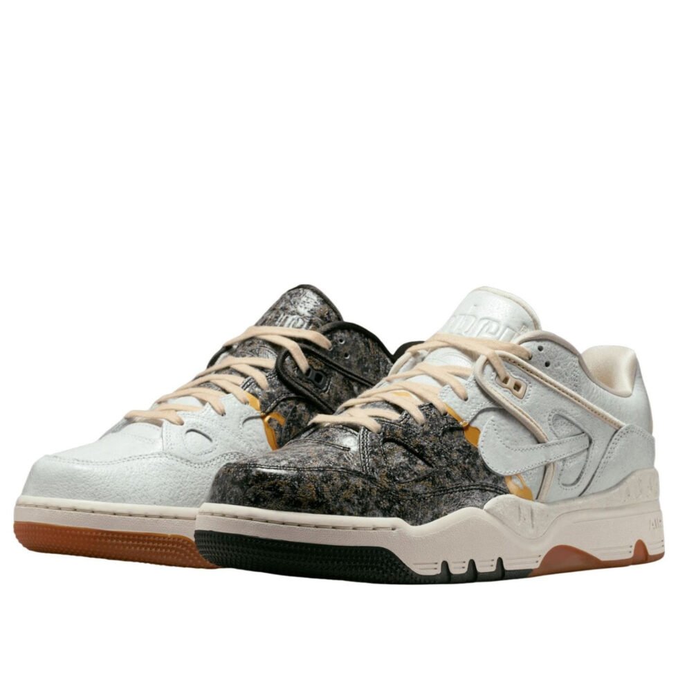 Nike x Nigo Air Force 3 Low Asia 'Phantom Night Stadium' IB1801-001 - Image 6