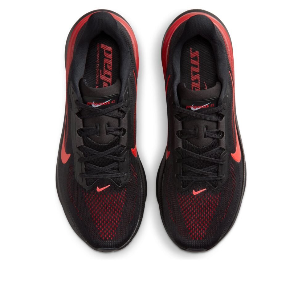 Nike Air Zoom Pegasus 42 'Black Bright Crimson' IB1873-007 - Image 3