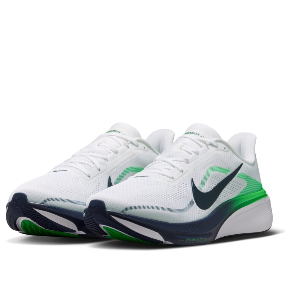Nike Air Zoom Pegasus 42 'White Navy Green Spark' IB1873-107 - Image 5