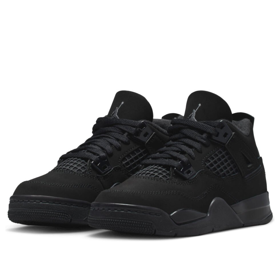 (PS) Air Jordan 4 Retro 'Black Cat'  IB4388-010 - Image 4