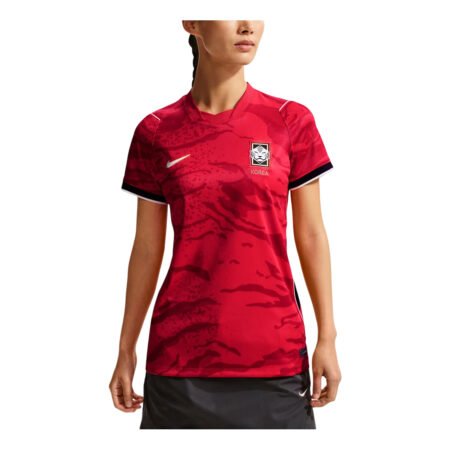 (WMNS) Nike South Korea 2026 Stadium Home Dri-FIT Replica Jersey Asia Sizing 'Global Red Black White' IB4565-679