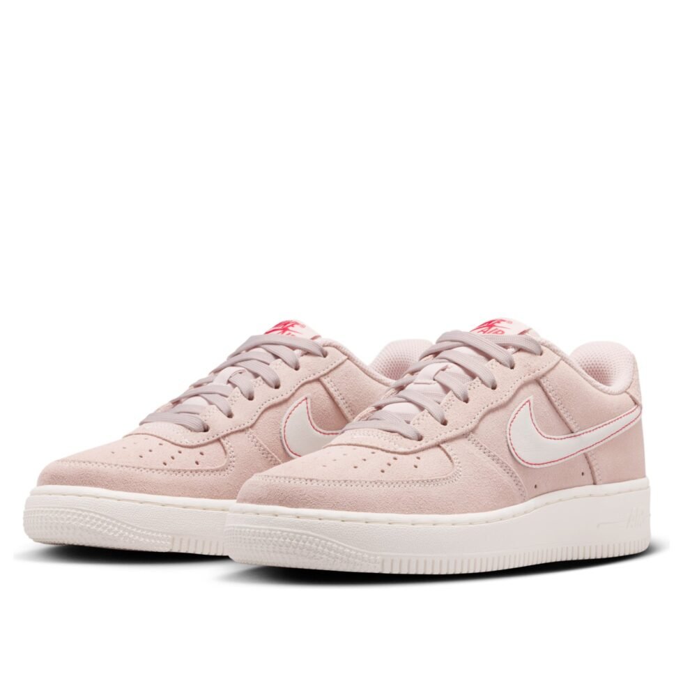 (GS) Nike Air Force 1 LV8 'Mud Red Sail White' IB5688-600 - Image 4