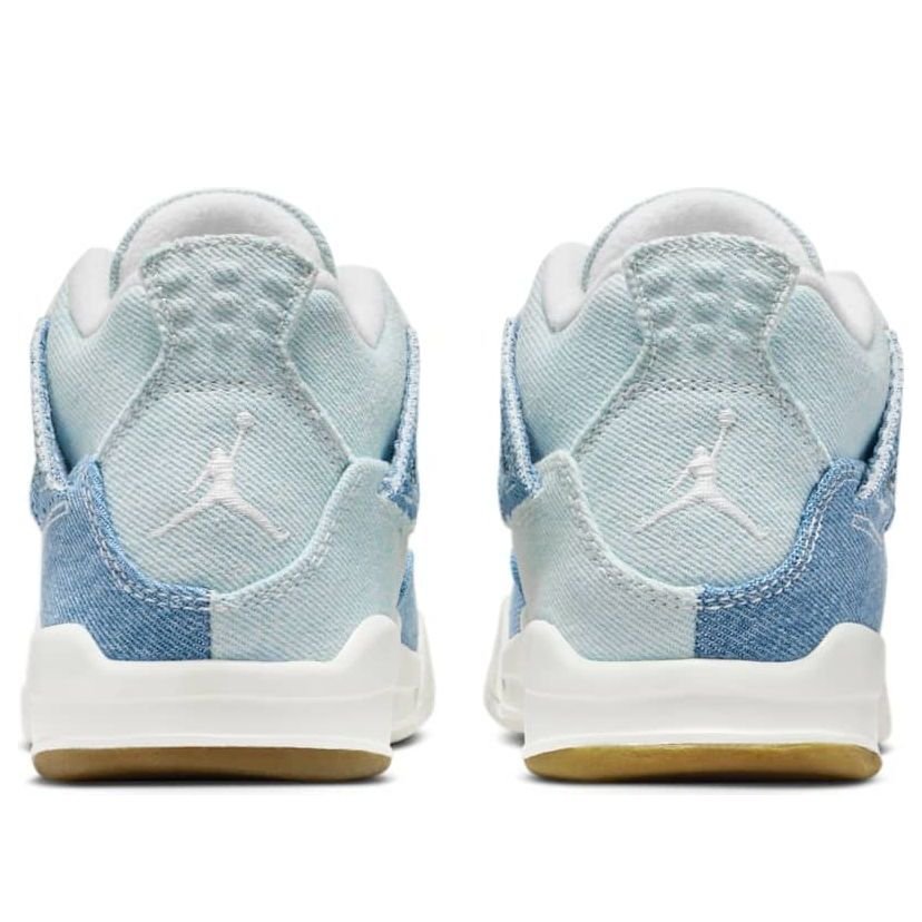 (PS) Air Jordan 4 Retro 'Denim Worn Blue' IB6715-100 - Image 3