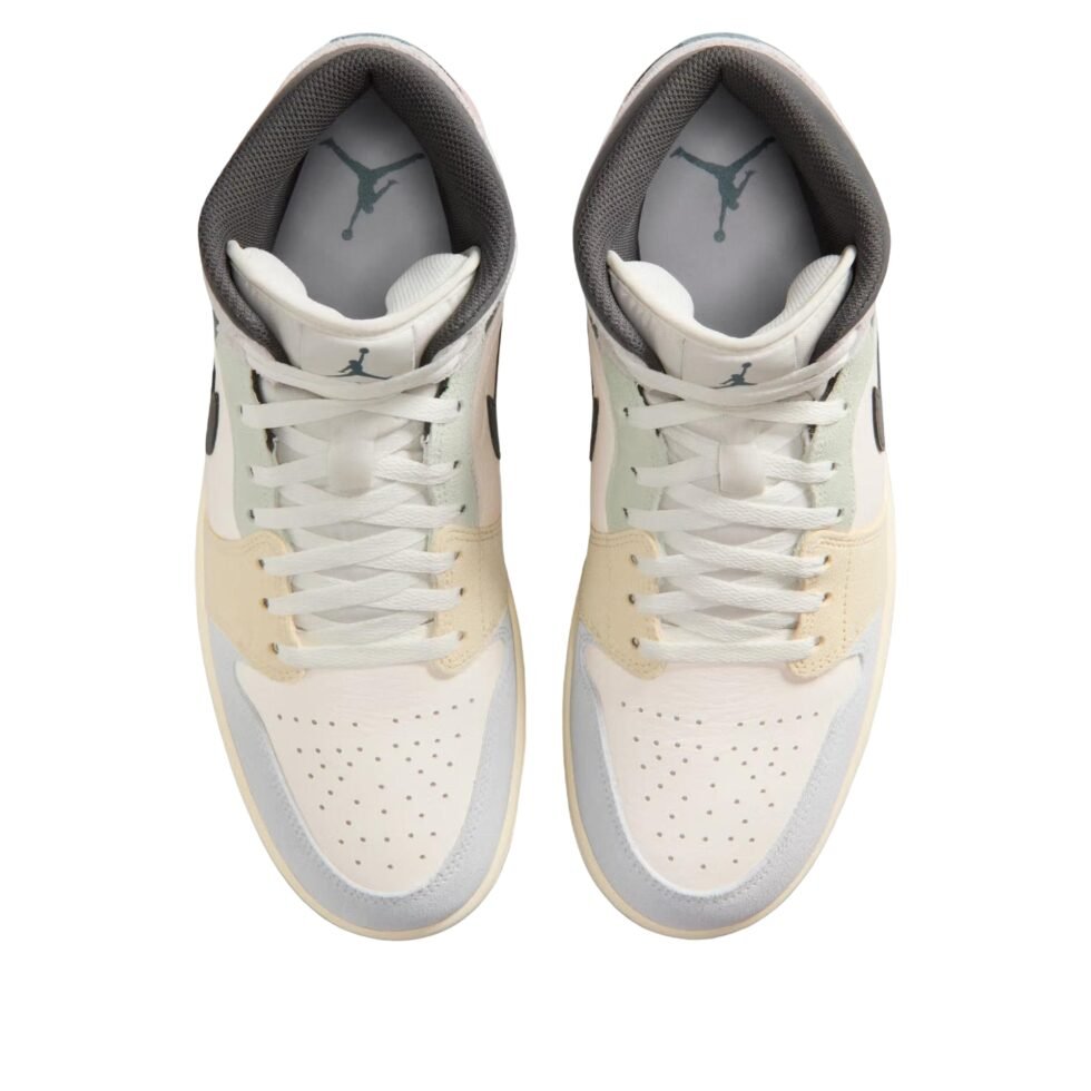 Jordan 1 Mid SE 'Sail Jade Aura' IB7110-100 - Image 3