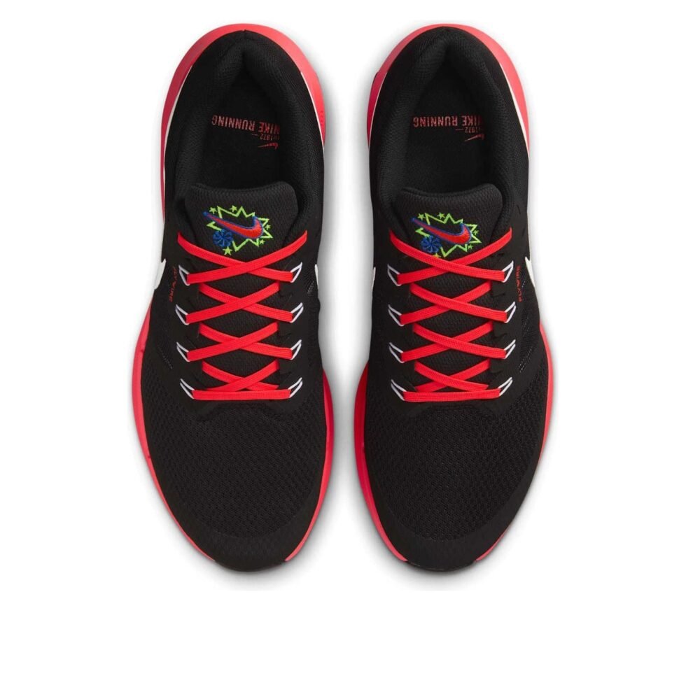 Nike Run Swift 3 'Black Bright Crimson White' IB7461-001 - Image 4