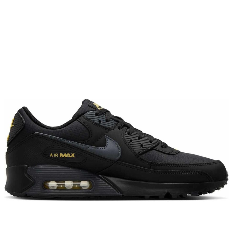 Nike Air Max 90 'Black Buff Gold' IB7680-001 - Image 2
